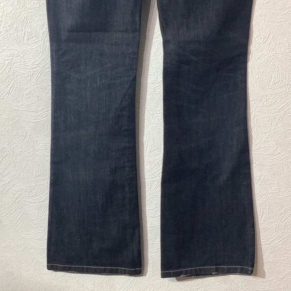 Converse One ⭐️ Star NEW - Sz 6 - bootcut whiskered lightweight Jeans - Picture 3 of 6